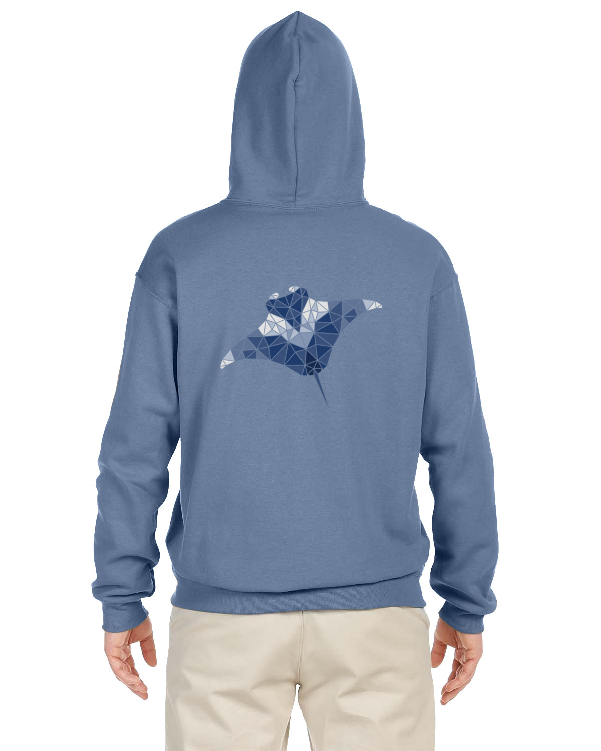 Manta Ray Hoodie Simple