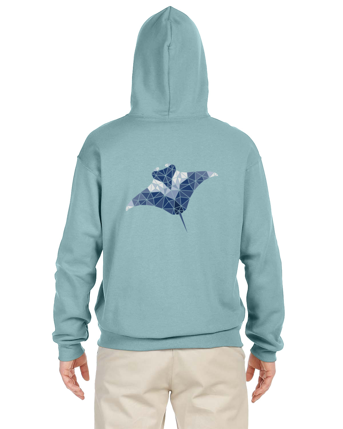 Manta Ray Hoodie Simple